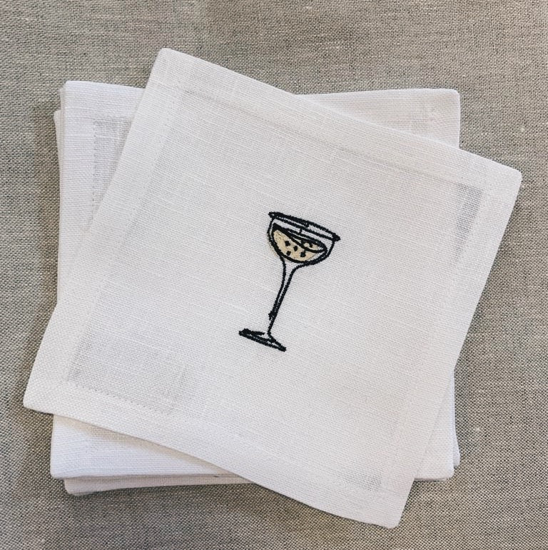 Prosecco Cocktail Napkin