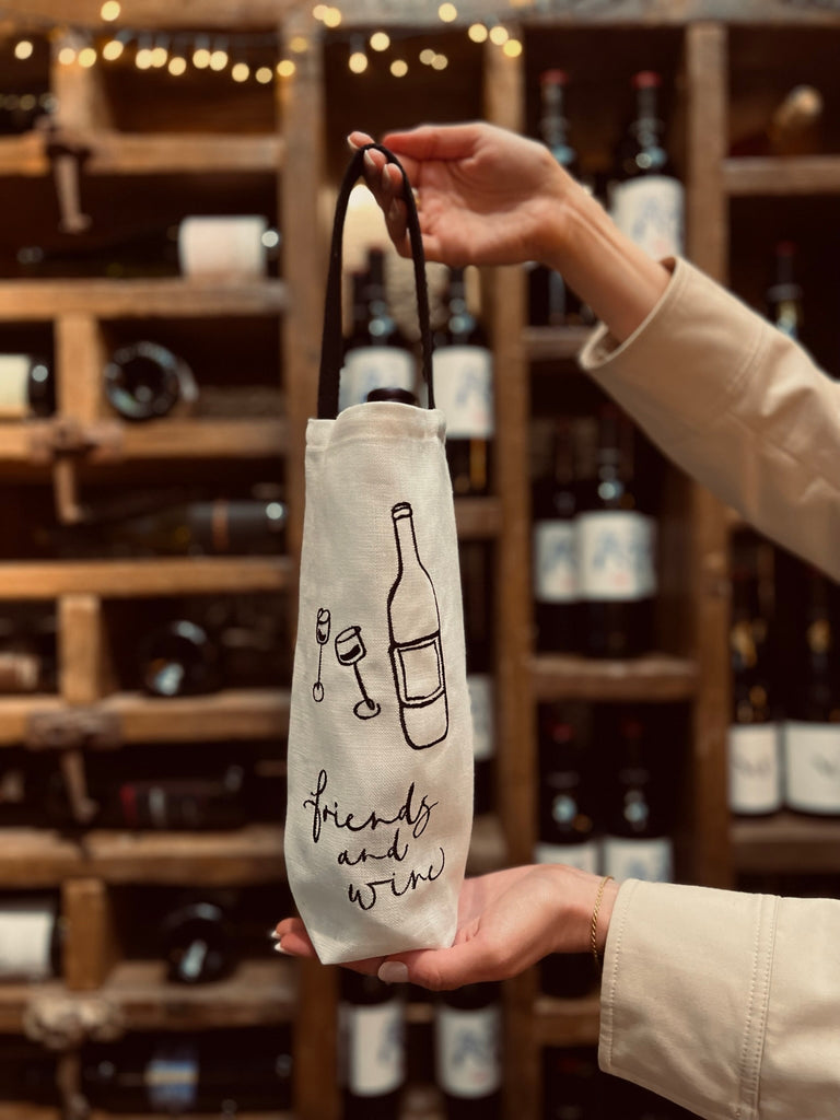 Friends and Wine Wine Bag